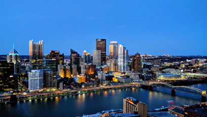 Pittsburgh Skyline View